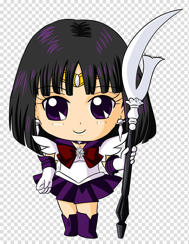 Sailor Saturn Chibiusa Sailor Moon Sailor Jupiter Sailor Mercury, Sailor Saturn transparent background PNG clipart