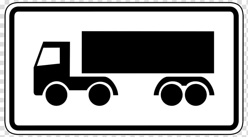 Car Semi-trailer truck Computer Icons, Traffic Signs transparent background PNG clipart