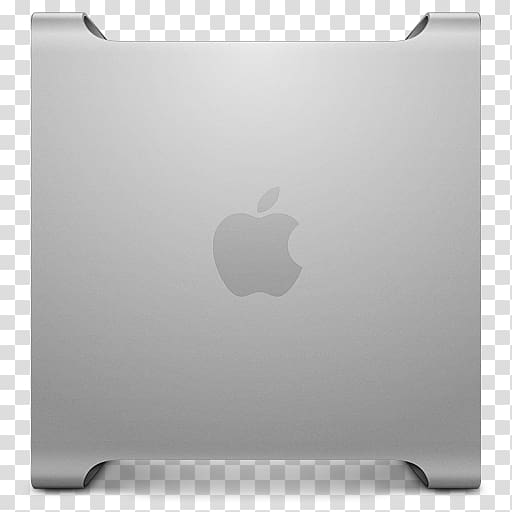 Apple Mac G5, rectangle black and white, Macpro transparent background PNG clipart
