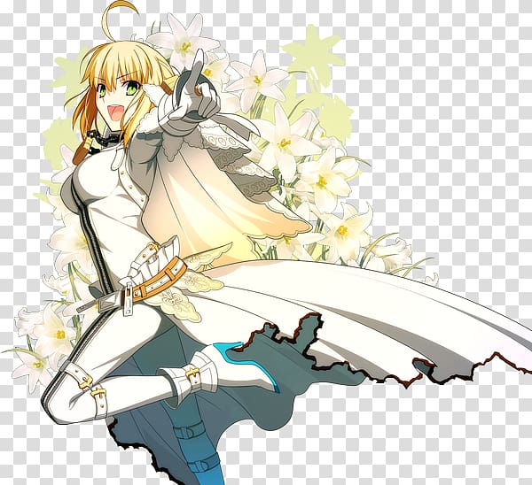 Fate/Extra CCC Fate/stay night Saber Fate/Zero, Anime transparent background PNG clipart