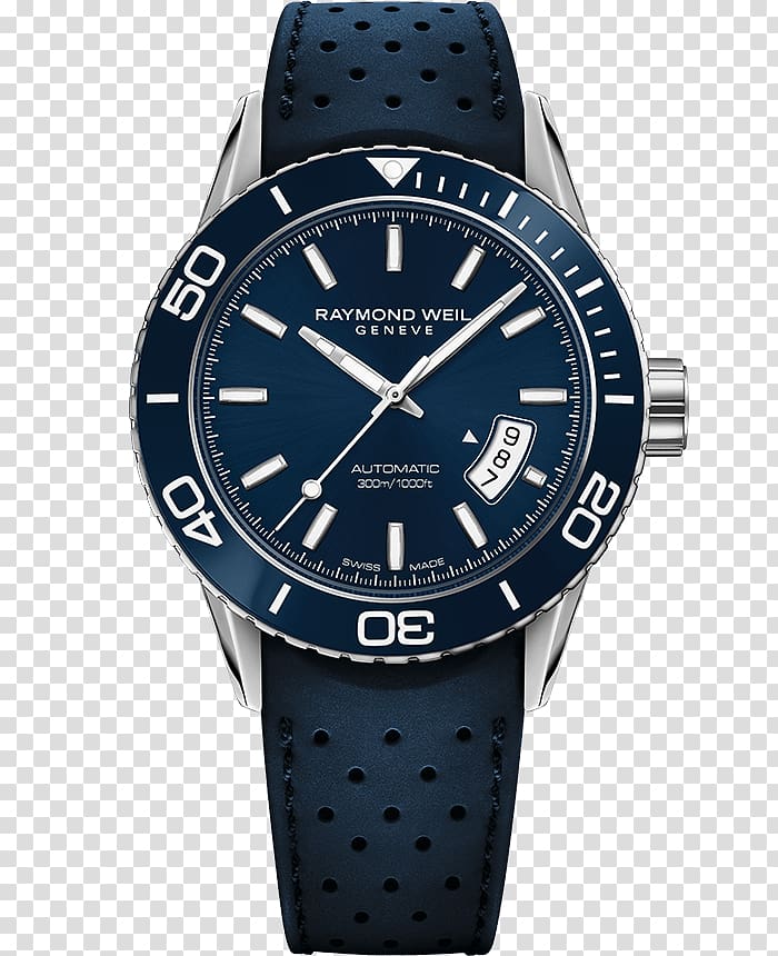 Raymond Weil Automatic watch Diving watch Jewellery, watch transparent background PNG clipart