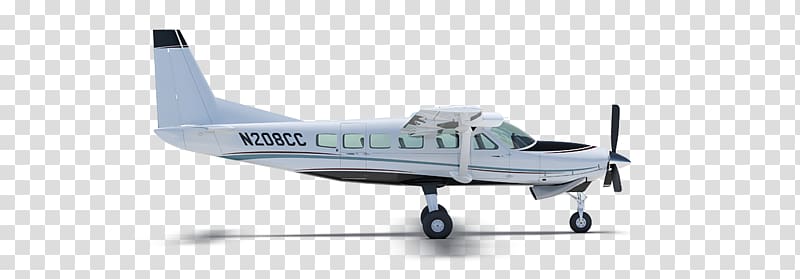 Propeller Cessna 208 Caravan Airplane Aircraft, jet cargo hold transparent background PNG clipart