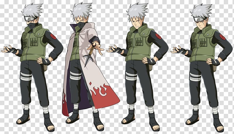 Kakashi Hatake Character Évolution de l\'univers de Naruto, naruto transparent background PNG clipart