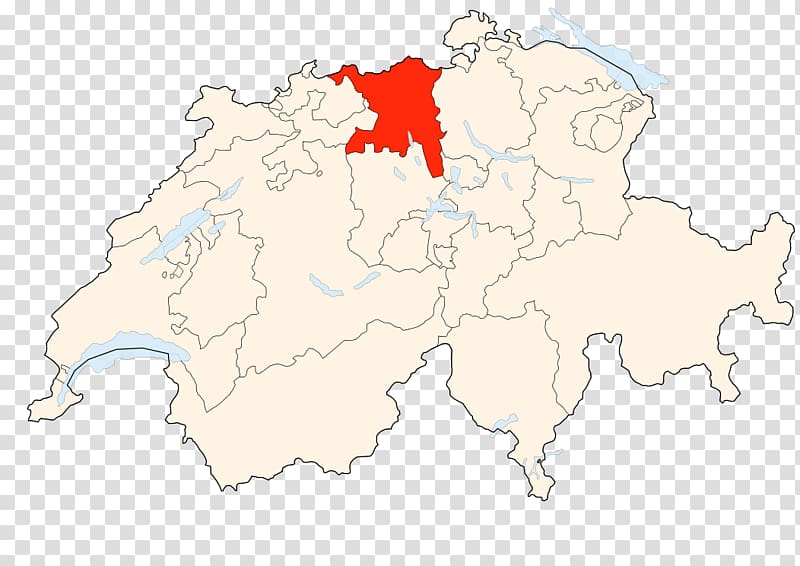 Basel Geneva Cantons of Switzerland Canton of Zurich Aargau, map transparent background PNG clipart