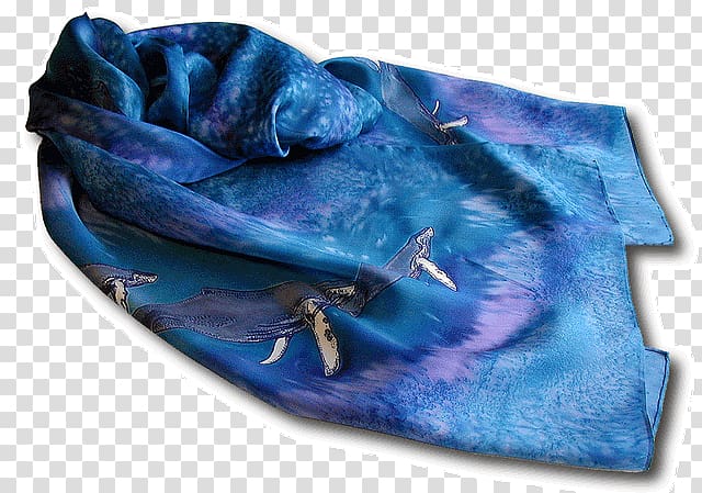 Silk Dolphin Scarf, silk scarf transparent background PNG clipart