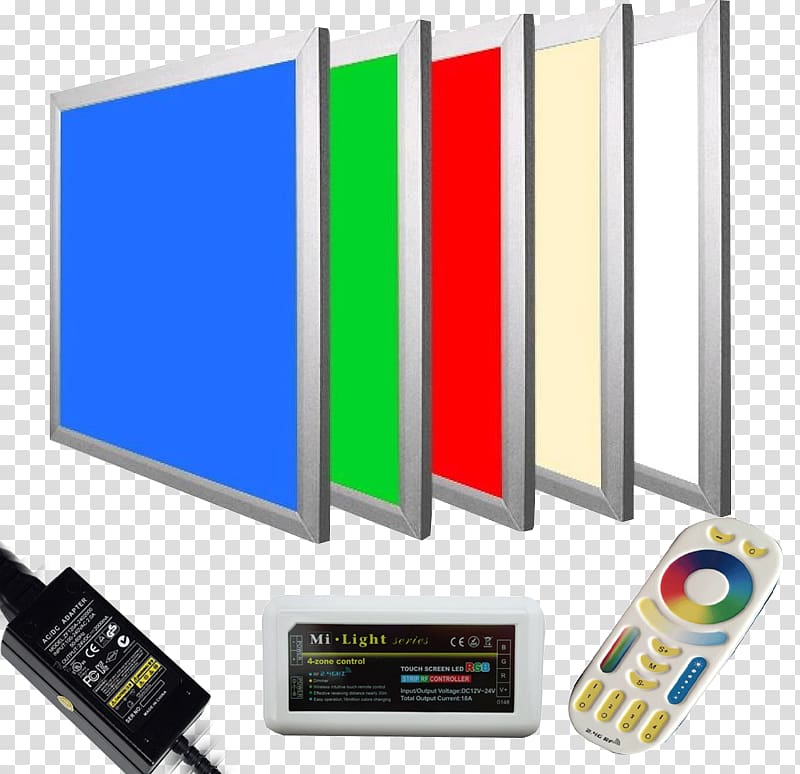 RGB color model RGBW Light-emitting diode LED display, Smd 2835 transparent background PNG clipart