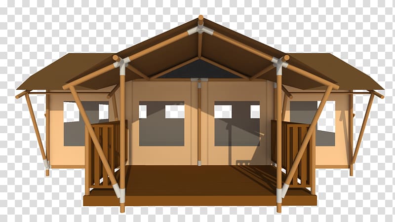 Safari lodge Tent Table Accommodation Campsite, luxury frame transparent background PNG clipart