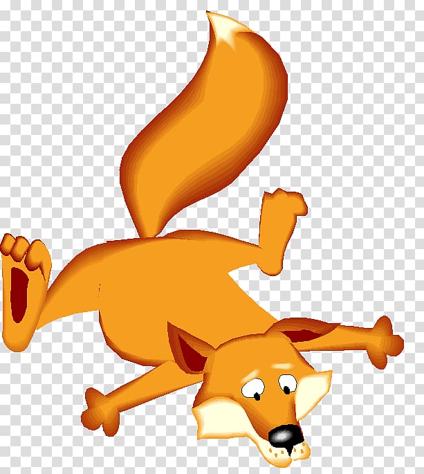 Red fox , Oops! transparent background PNG clipart