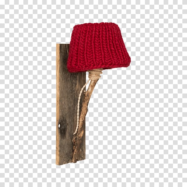 Wood Alpaca Lamp Red Wool, wood transparent background PNG clipart