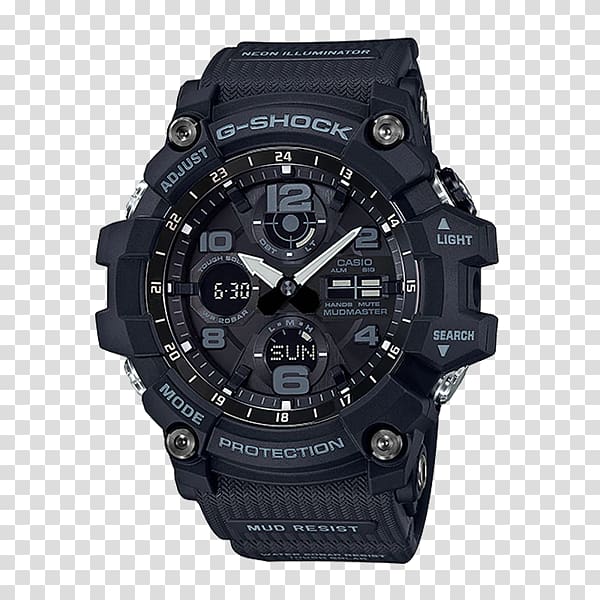 Master of G G-Shock Watch Tough Solar Casio, watch transparent background PNG clipart