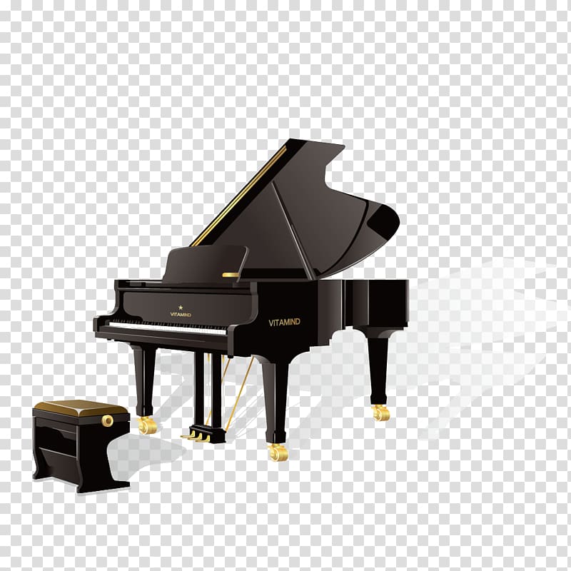 Musical instrument Piano Violin, piano transparent background PNG clipart