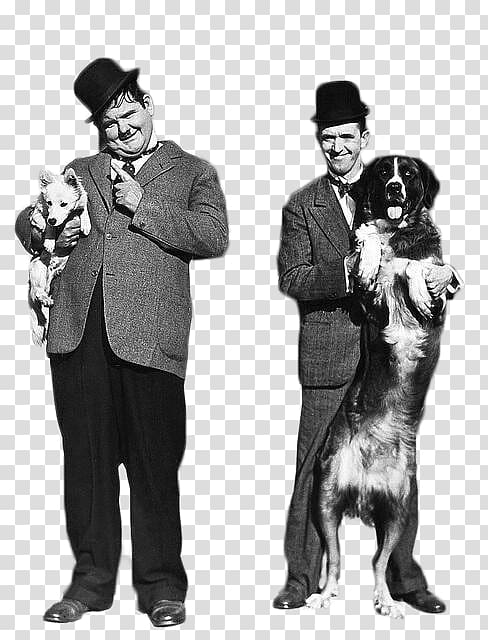 Dog Laurel and Hardy Comedian Actor, charlie chapline transparent background PNG clipart