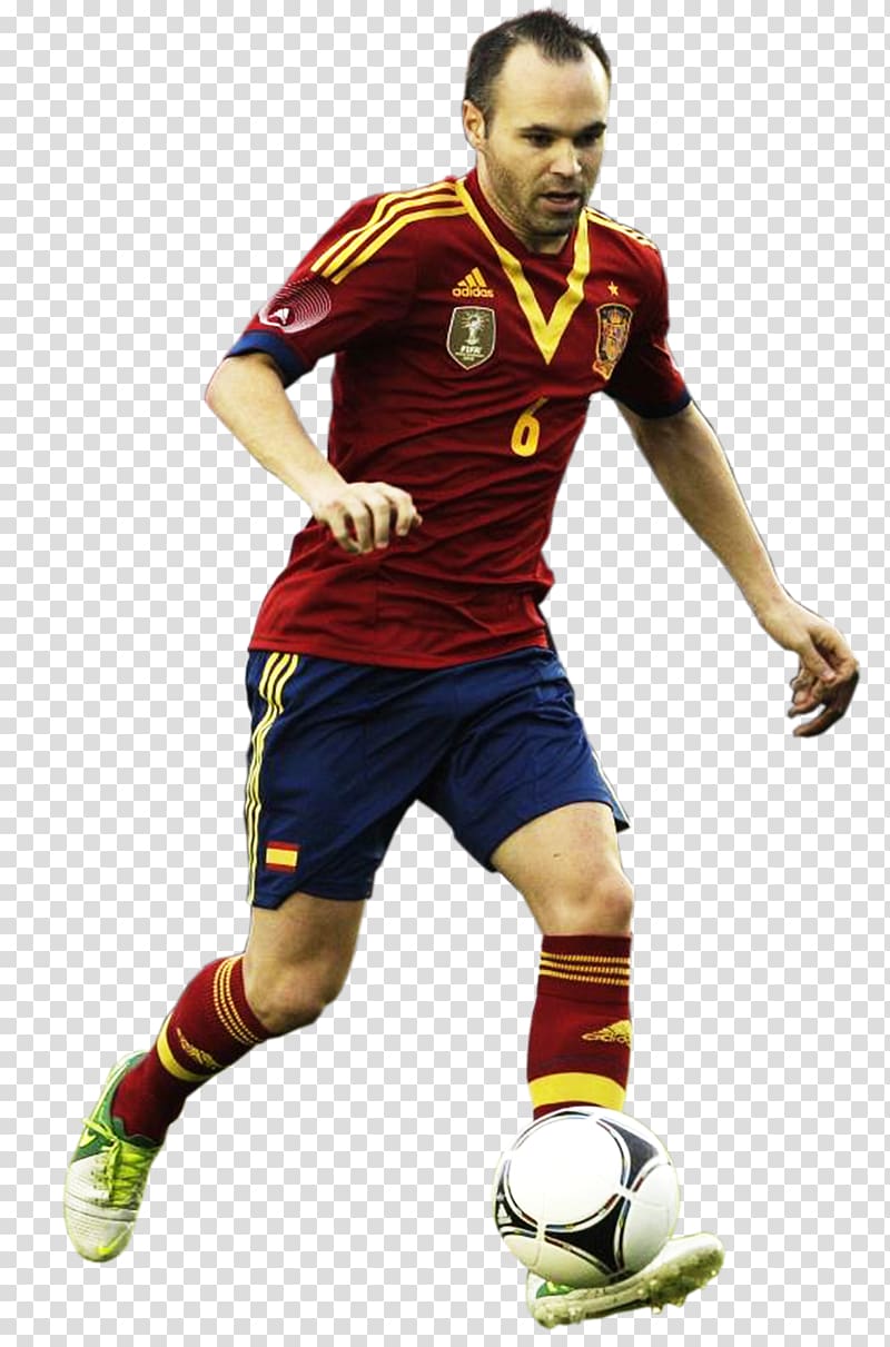 Andrés Iniesta Spain national football team Football player, sergio ramos transparent background PNG clipart