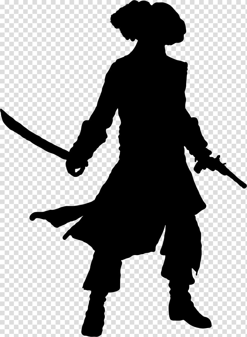 Piracy Silhouette , Pirate transparent background PNG clipart