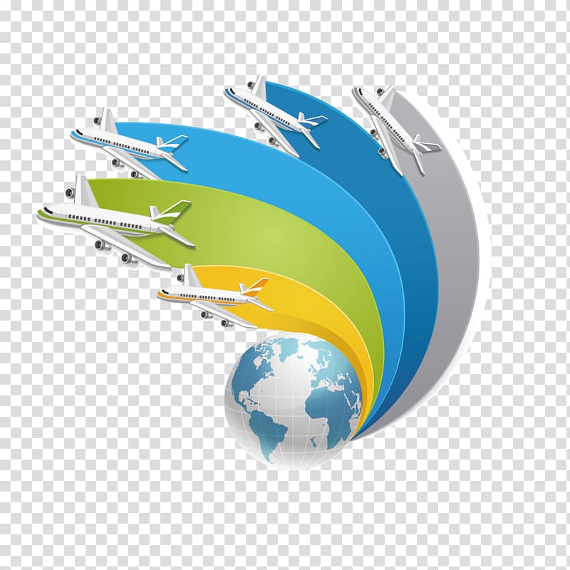 Infographic Air travel Flight, Global Travel transparent background PNG clipart