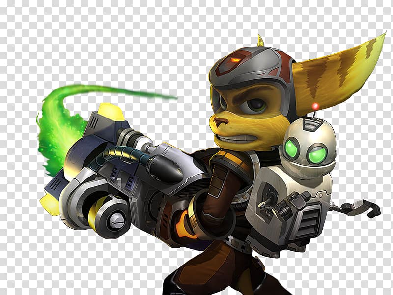 Ratchet & Clank: Up Your Arsenal Ratchet & Clank Future: Tools of Destruction Ratchet: Deadlocked Ratchet & Clank Future: A Crack in Time, Ratchet clank transparent background PNG clipart