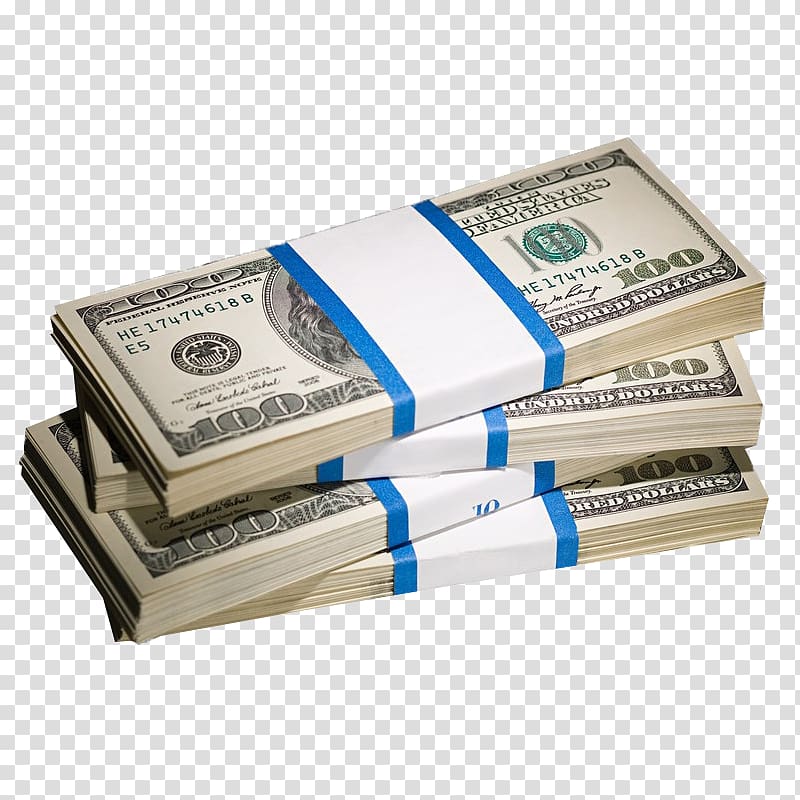United States Dollar Banknote, Layers of banknotes transparent background PNG clipart