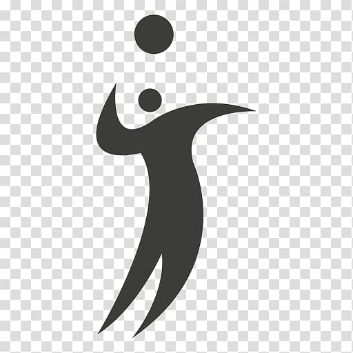 Beach volleyball Sport Silhouette Wallyball, volleyball player transparent background PNG clipart
