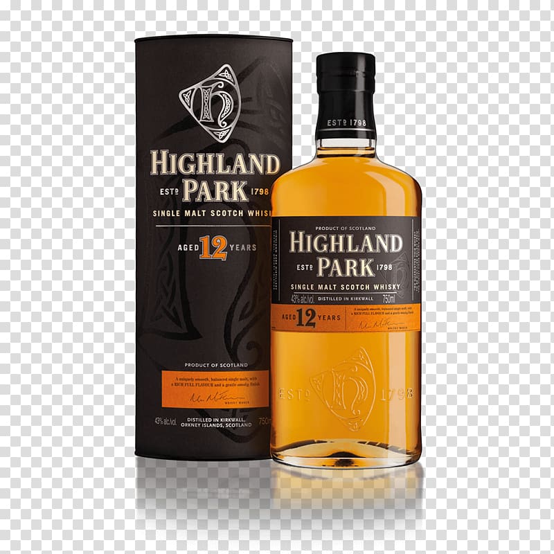 Highland Park distillery Single malt whisky Whiskey Single malt Scotch whisky, whiskey transparent background PNG clipart