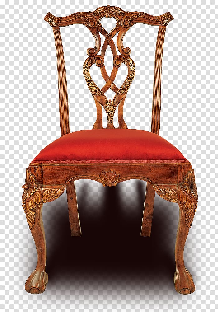 Table Nightstand Chair Hohler & Johnson, Royal wooden seat pad transparent background PNG clipart