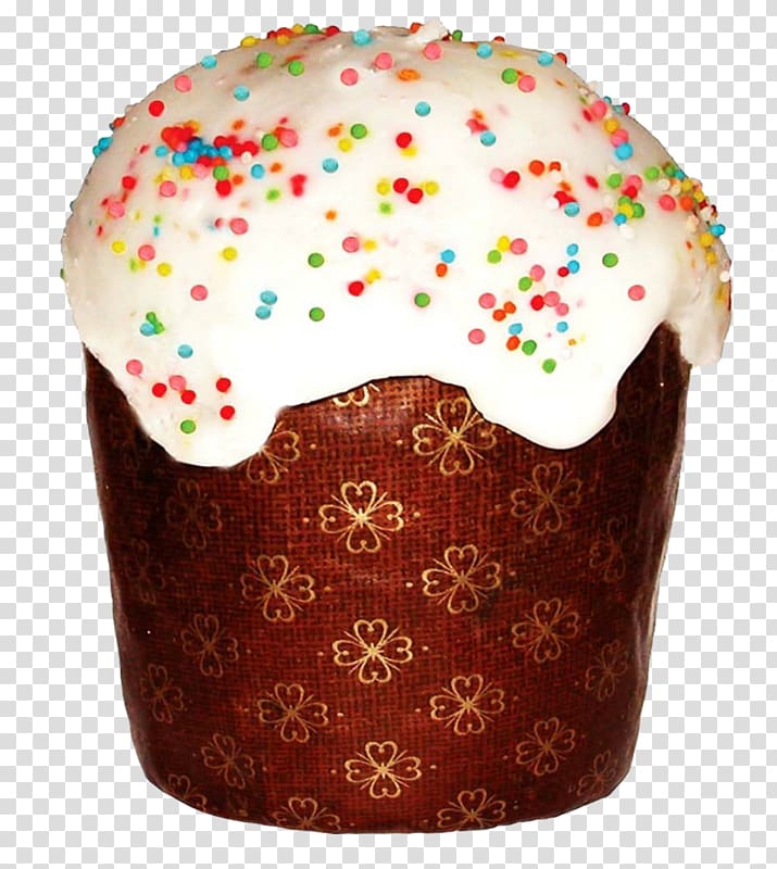Paska Kulich Russian Orthodox Church Cake Easter, cake transparent background PNG clipart