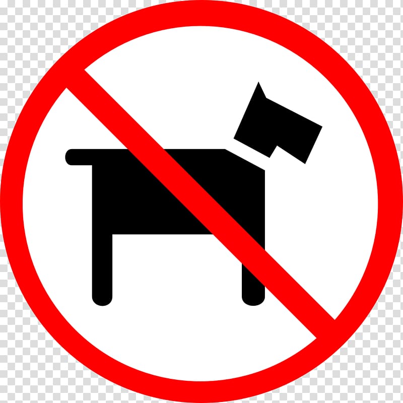 Dog , no parking transparent background PNG clipart