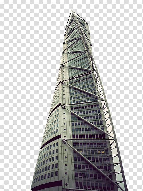Turning Torso Building Architecture Architectural engineering, Tower Building transparent background PNG clipart