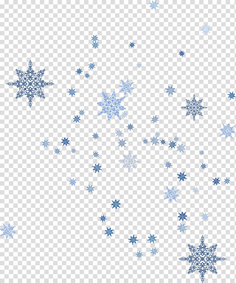 Blue Snowflake schema, Floating blue snowflake transparent background PNG clipart