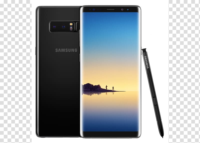 Samsung midnight black 4G Telephone Smartphone, samsung transparent background PNG clipart