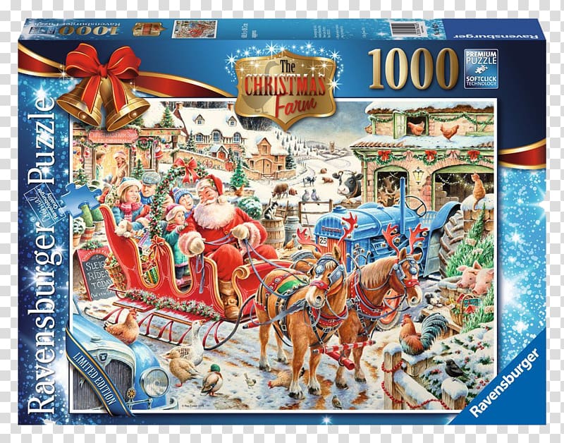 Jigsaw Puzzles The Christmas Cupboard Ravensburger, farmer transparent background PNG clipart