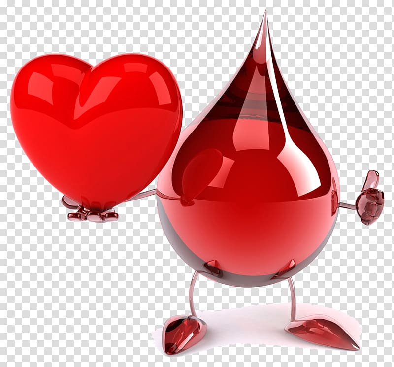 Blood donation Red blood cell Heart Bleeding, heart transparent background PNG clipart