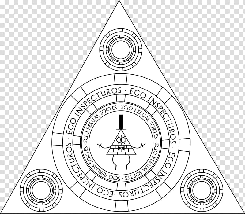 Line art Drawing Bill Cipher Silhouette , 100 Bill transparent background PNG clipart