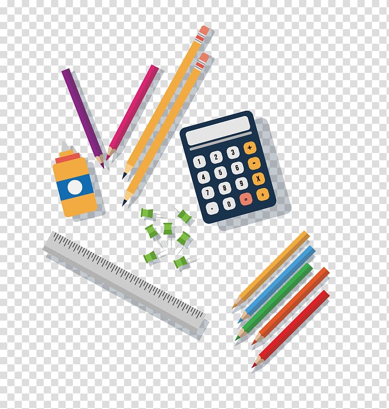 Paper Notebook School supplies Euclidean , Calculator transparent background PNG clipart