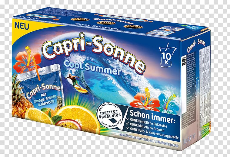 Capri-Sonne Cherry Capri Sun WILD Flavors Capri-Sonne Multivitamin Capri-Sonne Multivitamin 10-p, water transparent background PNG clipart