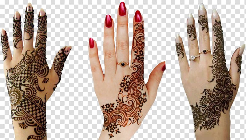 Mehndi Henna Tattoo Hand model, mehandi transparent background PNG clipart