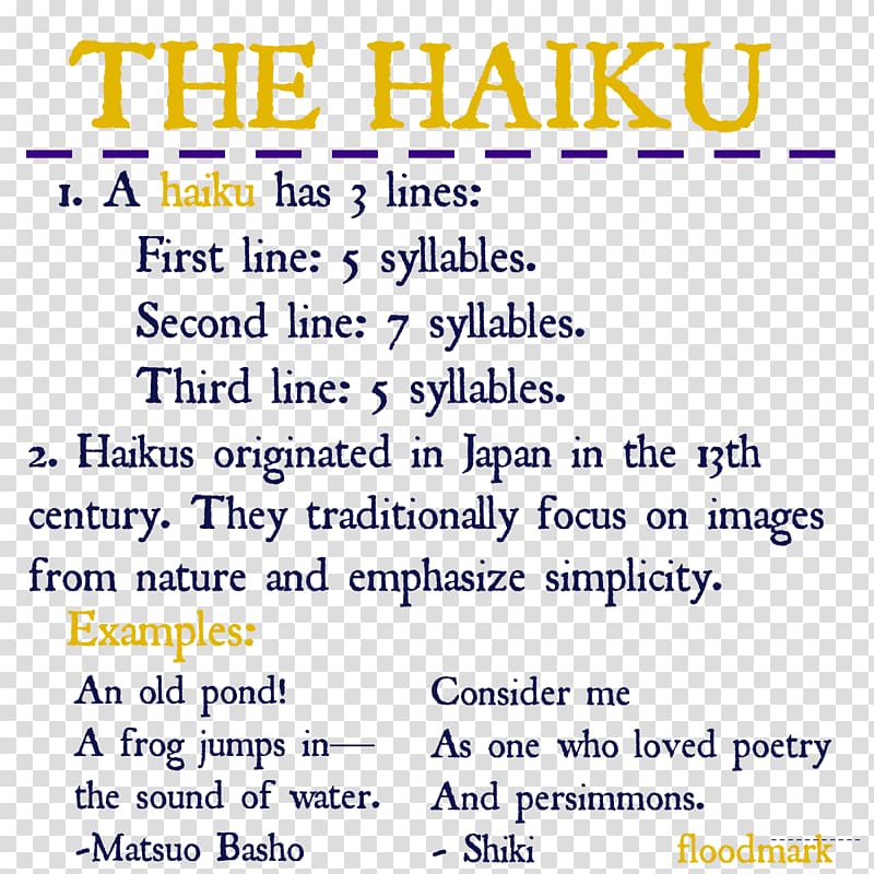 Haiku Poetry Writing Tanka, Searcher transparent background PNG clipart