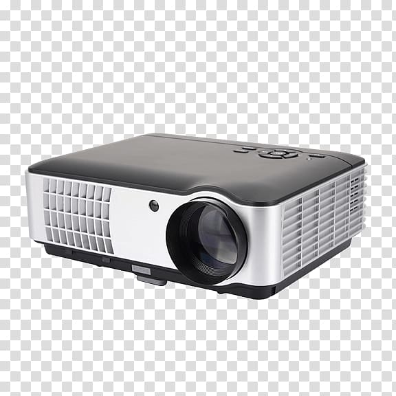Multimedia Projectors 1080p Handheld projector LCD projector, Projector transparent background PNG clipart