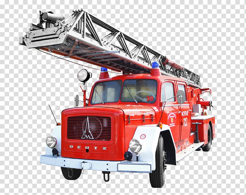 Magirus Fire engine Firefighter Firefighting Truck, engine transparent background PNG clipart