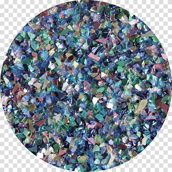 Art Glitter Pebble Plastic Color Blue, glass shards transparent background PNG clipart