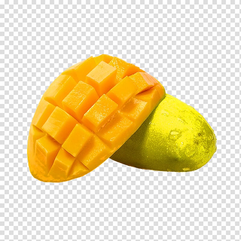Mango Sago soup, Yellow simple mango decoration pattern transparent background PNG clipart