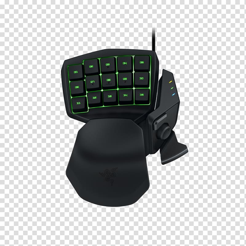 Razer Tartarus Chroma Gaming keypad Computer keyboard Razer Inc. Razer Keypad Tartarus V2 Mecha-Membrane Gaming RZ07-02270100-R3U1, Ghosted transparent background PNG clipart