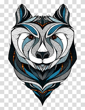 Drawing Illustrator Art, bear transparent background PNG clipart thumbnail