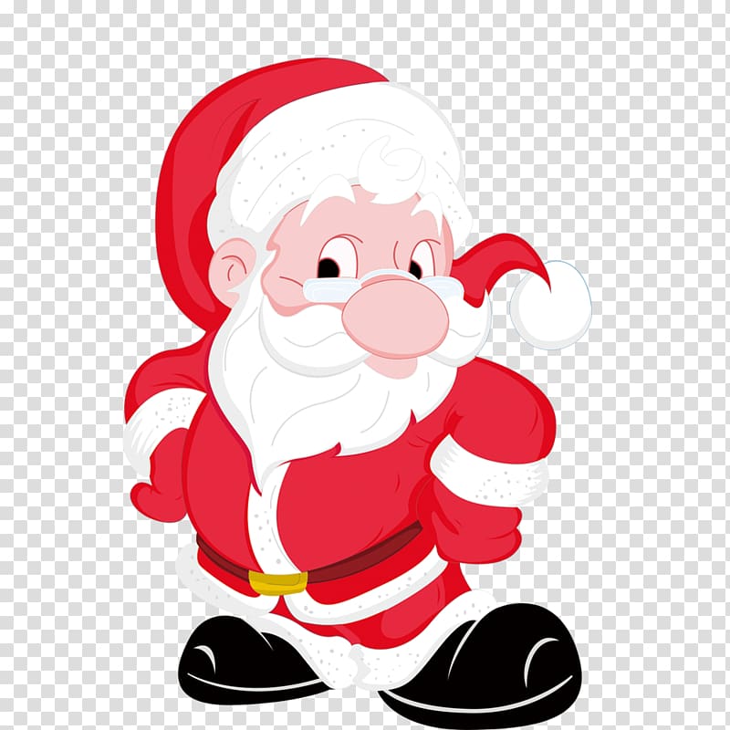 Santa Claus Reindeer Drawing Christmas, Santa Claus transparent background PNG clipart