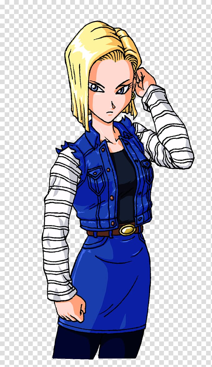 Android 18 Android 17 Dragon Ball Z colouring pages Coloring book, goodbye transparent background PNG clipart