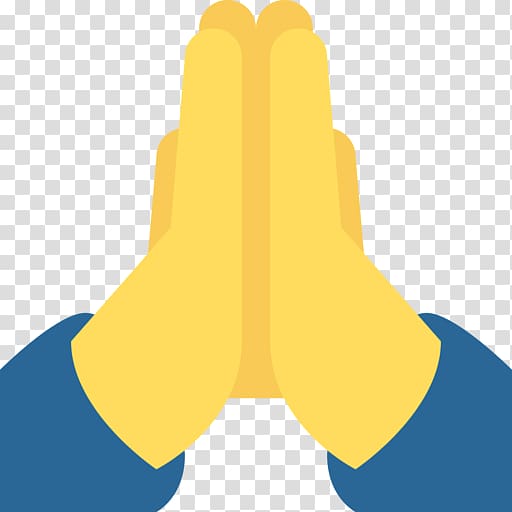 Praying Hands Thoughts and prayers Emoji Gesture, Emoji transparent background PNG clipart
