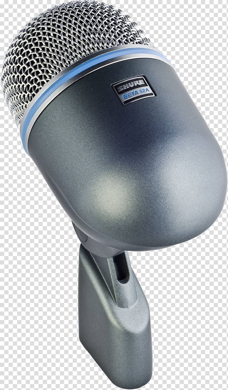 Microphone Shure SM57 Shure Beta 52A Bass Drums, microphone transparent background PNG clipart