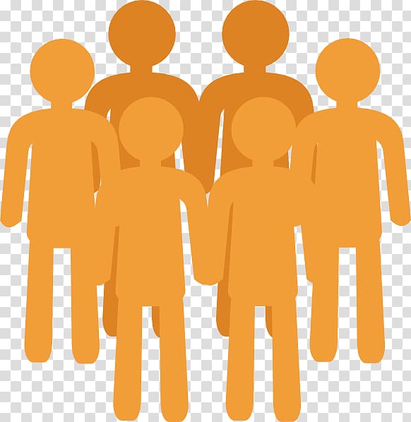 people illustration, Earth World population World population , Orange Group transparent background PNG clipart