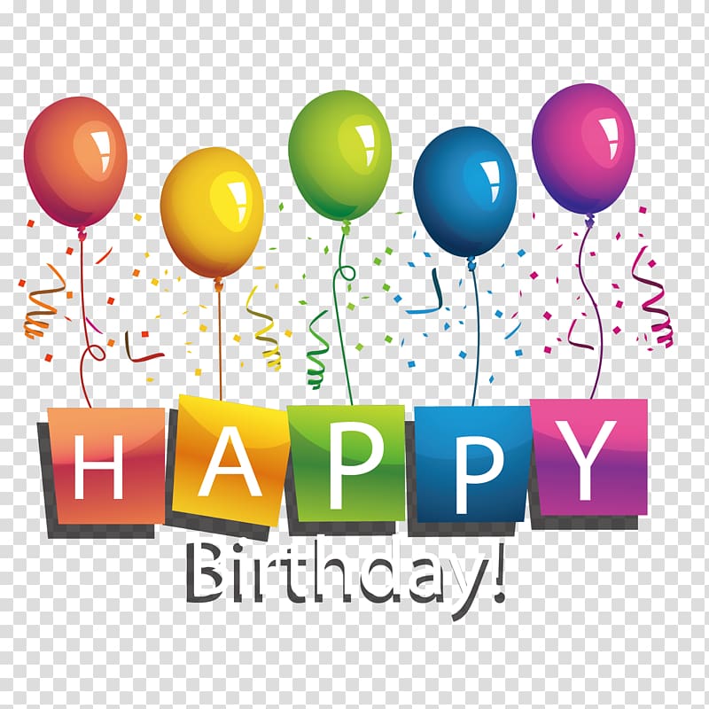 birthday card balloon material transparent background PNG clipart