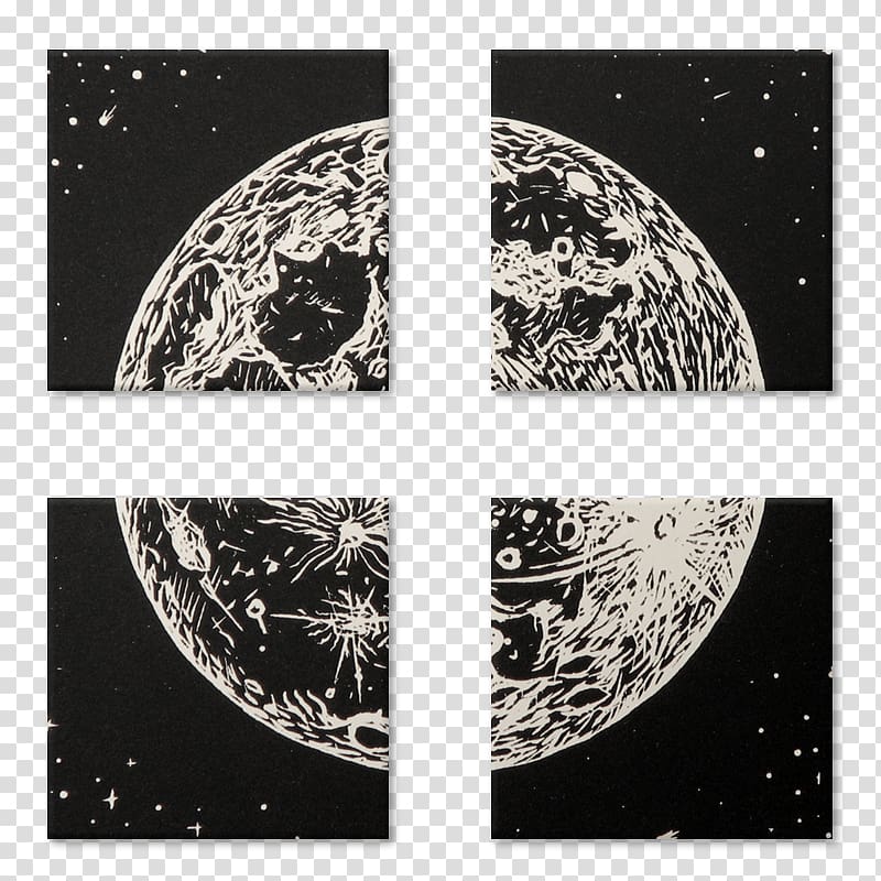 Art Studio Invention Moonwalkers, Hanging Moon transparent background PNG clipart