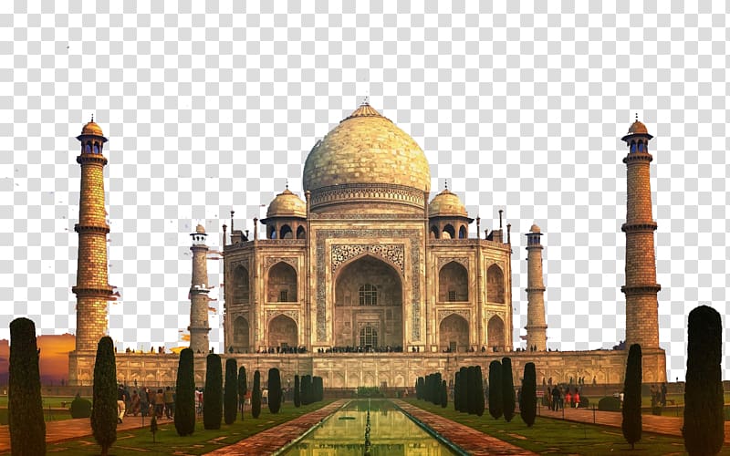 Taj Mahal Mahal, India Wonders of the World Architecture, Taj Mahal, India\'s construction transparent background PNG clipart